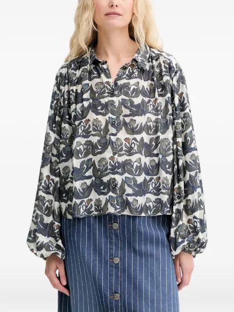 Lynx floral buttoned shirt by MUNTHE