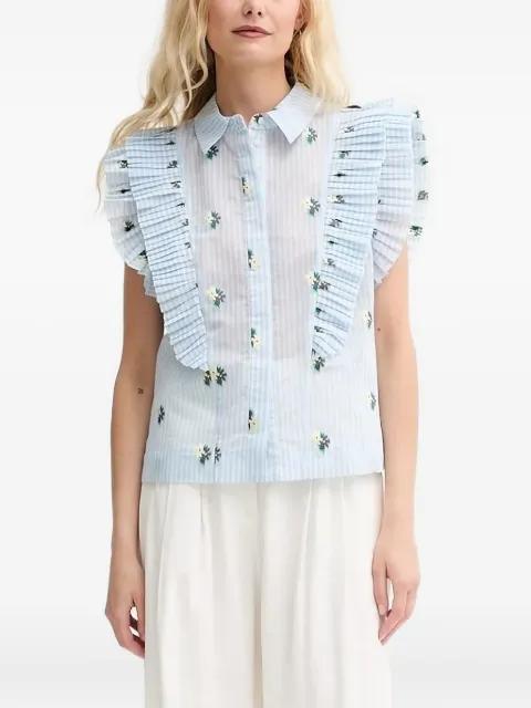 Must pleated-ruffle shirt by MUNTHE