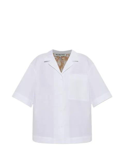 Naoko sequin-embellished short-sleeve shirt by MUNTHE