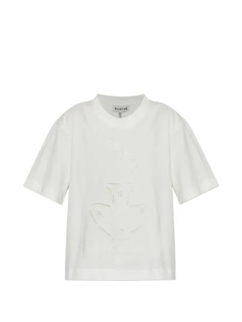 Nellamy  broderie-anglaise cotton T-shirt by MUNTHE