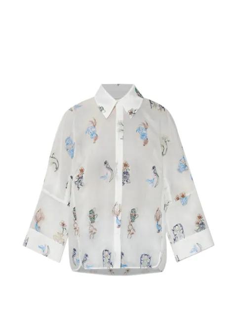 Nilsa fish-embroidered shirt by MUNTHE