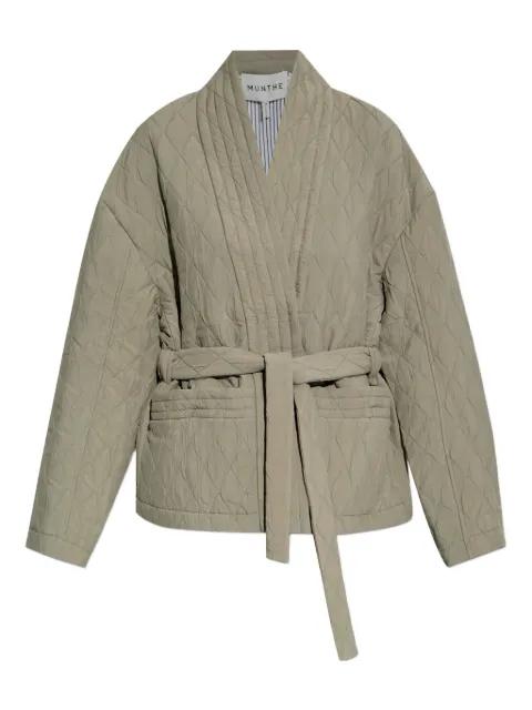 Pifita quilted belted jacket by MUNTHE