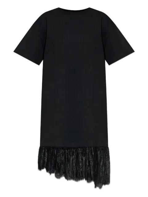 Rose lace-trim T-shirt dress by MUNTHE
