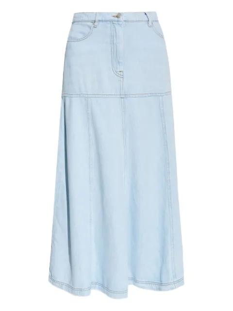 Tuxya denim maxi skirt by MUNTHE
