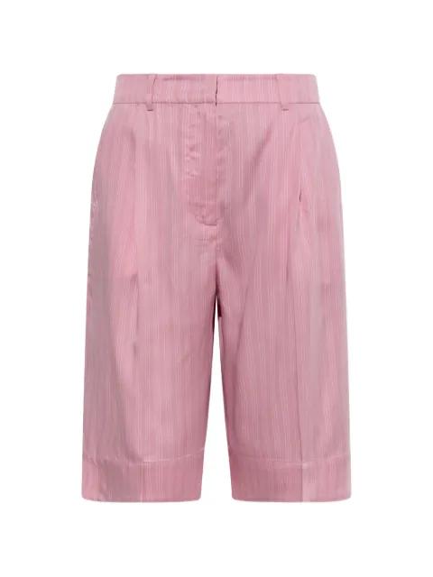 Uama pinstripe-pattern pleated shorts by MUNTHE