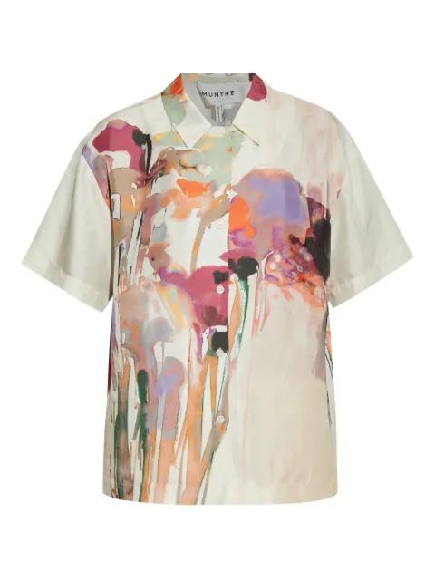 floral-print short-sleeve shirt by MUNTHE