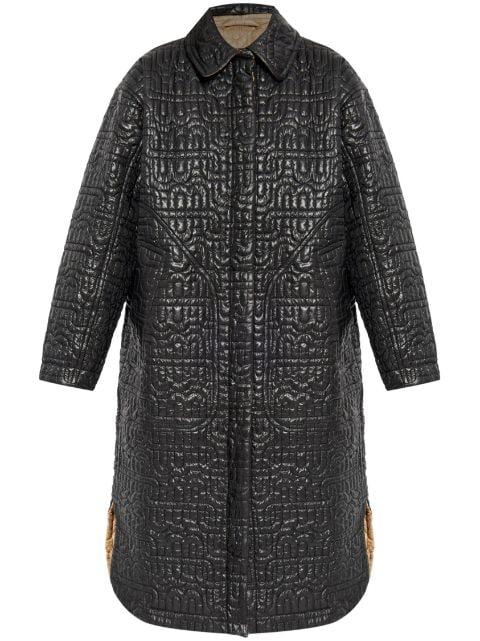 quilted reversible coat by MUNTHE