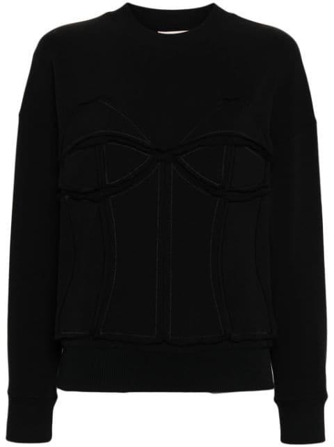 Deconstructed longsleeved sweatshirt by MURMUR