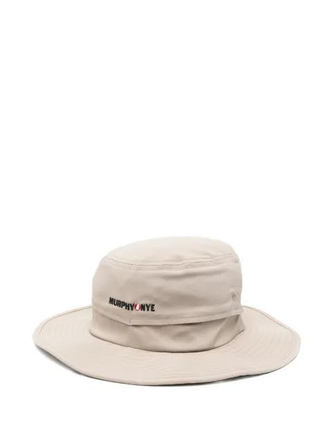 Quay logo-embroidered drawstring-fastening bucket hat by MURPHY&NYE