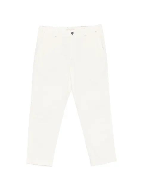 logo-patch straight-leg trousers by MURPHY&NYE