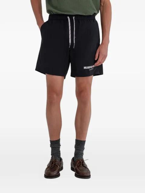 logo-print drawstring swim shorts by MURPHY&NYE
