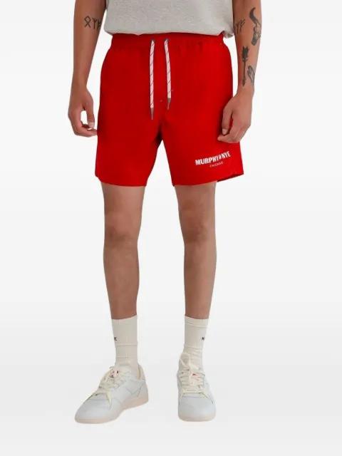 logo-print drawstring swim shorts by MURPHY&NYE
