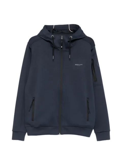 zip-up drawstring hoodie by MURPHY&NYE