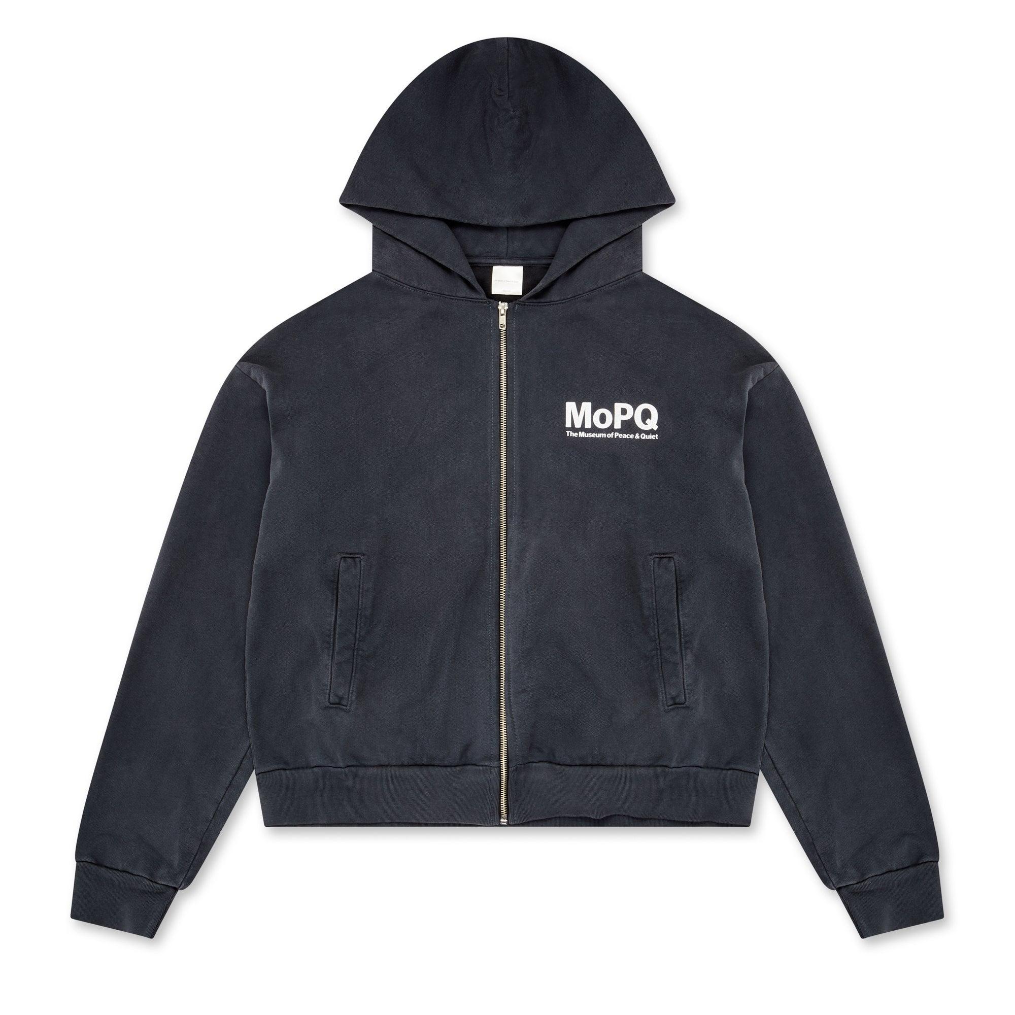 Museum Of Peace And Quiet - Contemporary Museum Zip Up - (Navy) by MUSEUM OF PEACE&QUIET