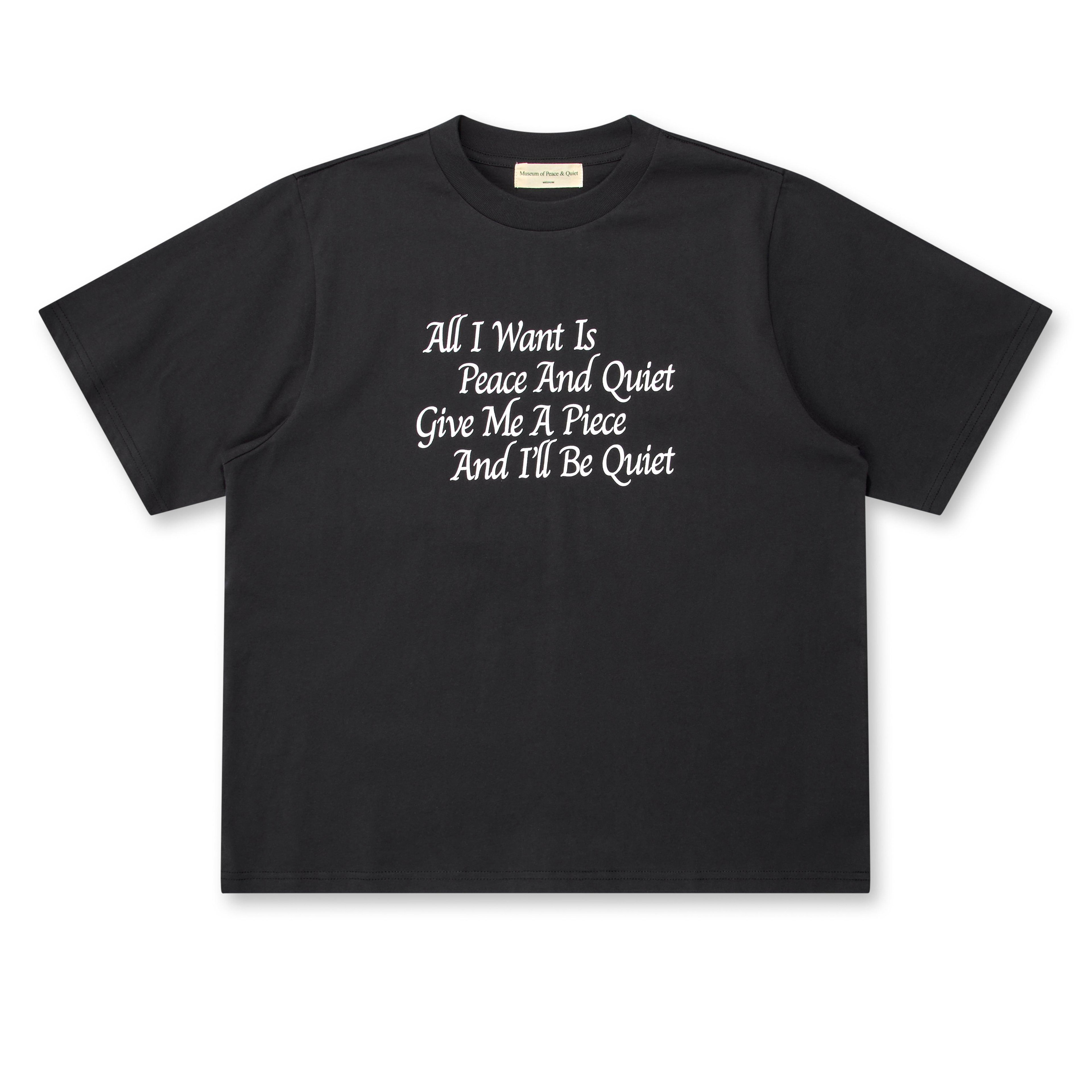 Museum Of Peace And Quiet - Men’s Haiku T-Shirt - (Black) by MUSEUM OF PEACE&QUIET