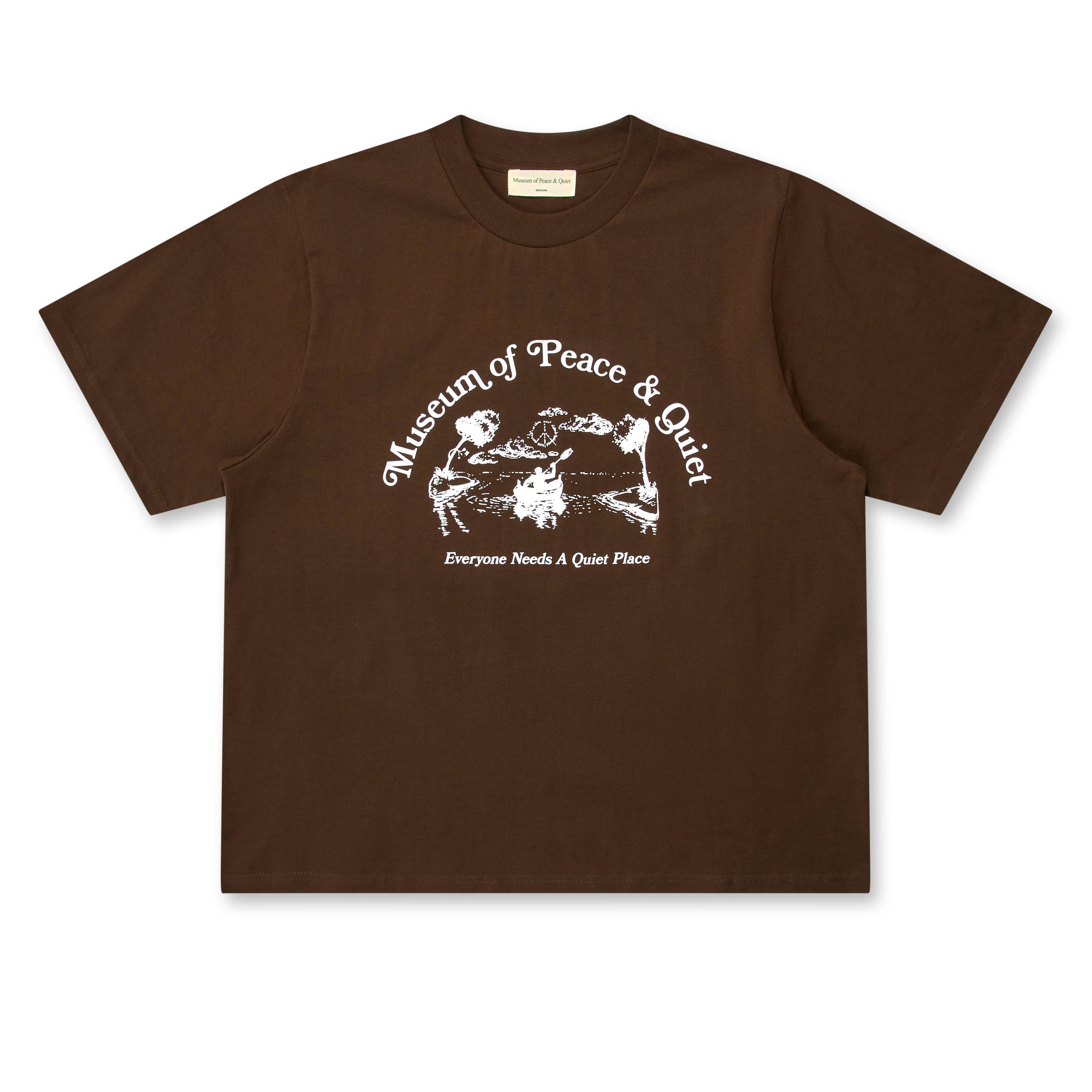 Museum Of Peace And Quiet - Men’s Quiet Place T-Shirt - (Brown) by MUSEUM OF PEACE&QUIET