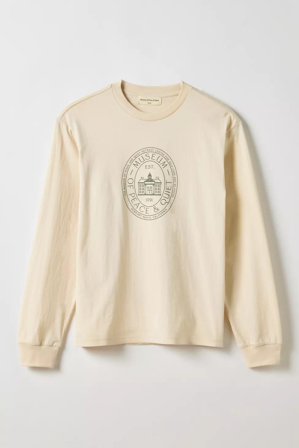 Museum Of Peace & Quiet Retreat Center Long Sleeve Tee by MUSEUM OF PEACE&QUIET