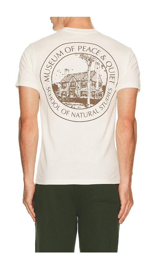 Museum of Peace and Quiet Natural Studies T-Shirt in White by MUSEUM OF PEACE&QUIET