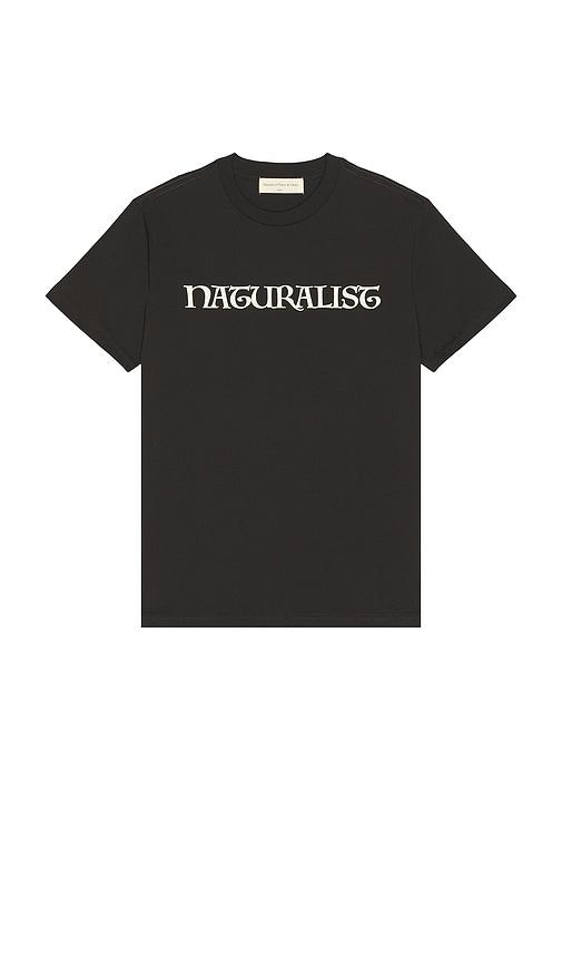 Museum of Peace and Quiet Naturalist T-Shirt in Black by MUSEUM OF PEACE&QUIET