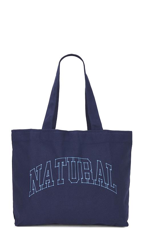 Museum of Peace and Quiet Outline Tote Bag in Blue by MUSEUM OF PEACE&QUIET