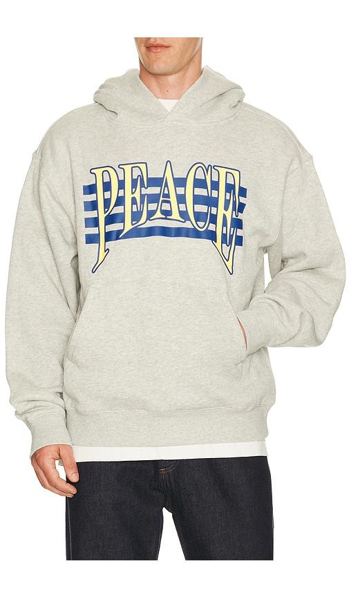 Museum of Peace and Quiet Seventies Hoodie in Grey by MUSEUM OF PEACE&QUIET