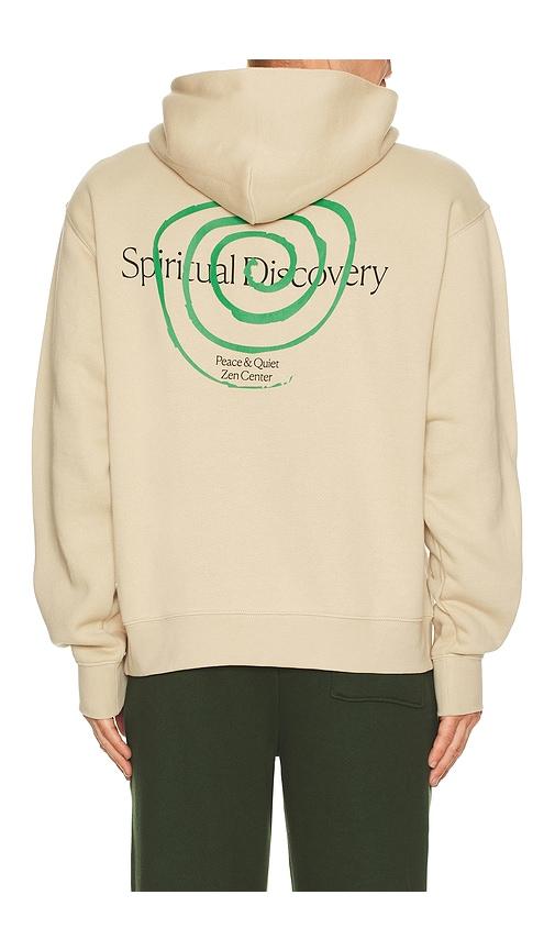 Museum of Peace and Quiet Spiritual Discovery Hoodie in Cream by MUSEUM OF PEACE&QUIET