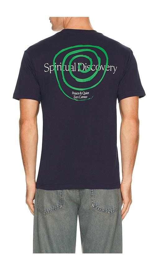 Museum of Peace and Quiet Spiritual Discovery T-Shirt in Navy by MUSEUM OF PEACE&QUIET
