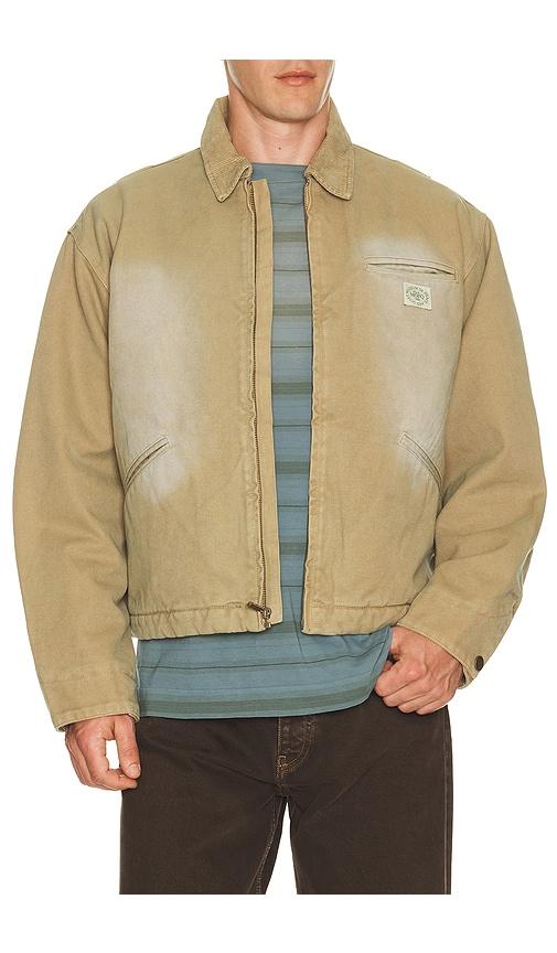 Museum of Peace and Quiet Utility Canvas Jacket in Tan by MUSEUM OF PEACE&QUIET