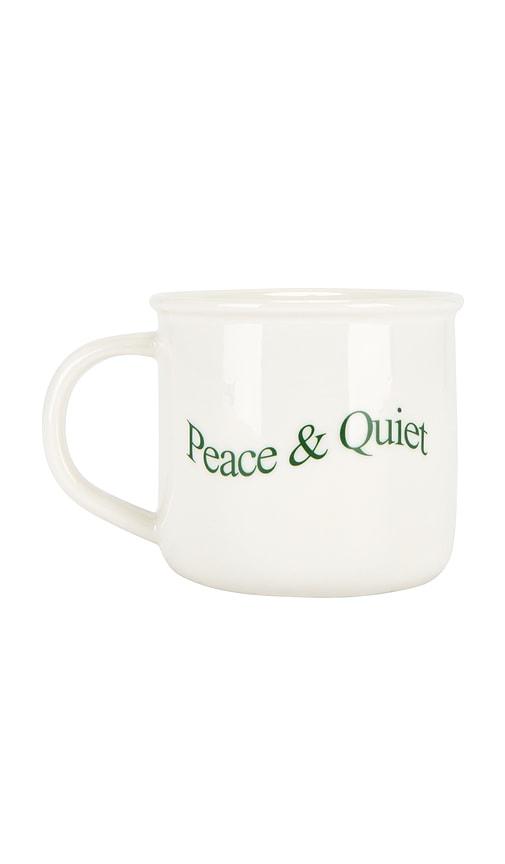 Museum of Peace and Quiet Wordmark Mug in White by MUSEUM OF PEACE&QUIET