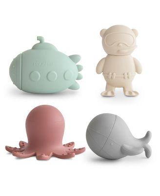 Sealife Mold Free Bath Play Set - 4 Pack by MUSHIE