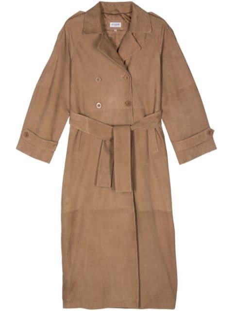 Mirbel leather trench coat by MUSIER PARIS