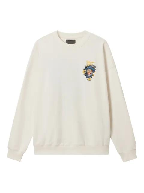 Van Gogh embroidered sweatshirt by MUSIUM DIV.
