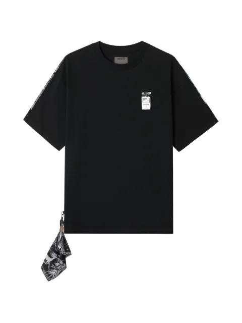 bandana-print cotton T-shirt by MUSIUM DIV.