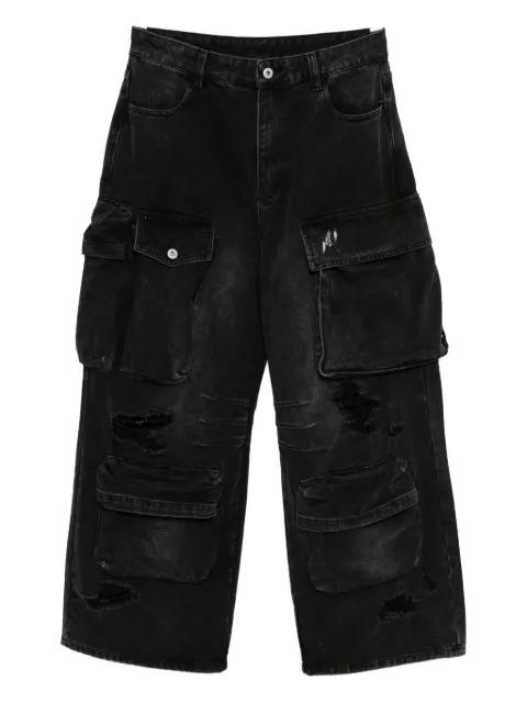 cargo distressed jeans by MUSIUM DIV.
