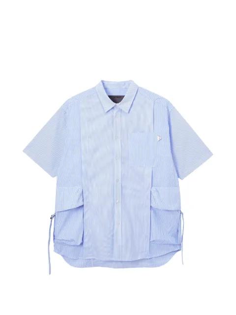 cargo-pocket shirt by MUSIUM DIV.