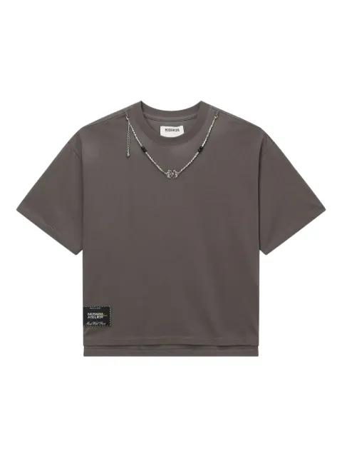 chain-detail T-shirt by MUSIUM DIV.
