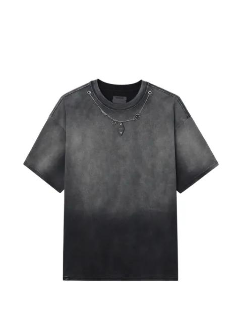 chain-embellished T-shirt by MUSIUM DIV.