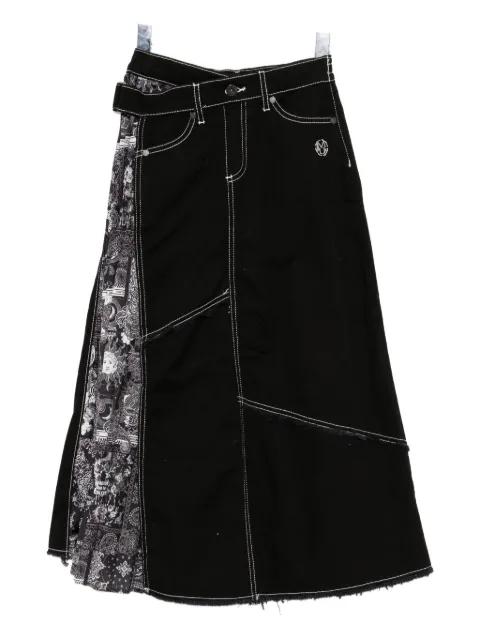 denim skirt by MUSIUM DIV.