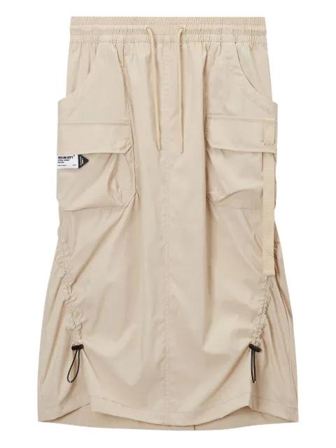 drawstring-detail midi skirt by MUSIUM DIV.