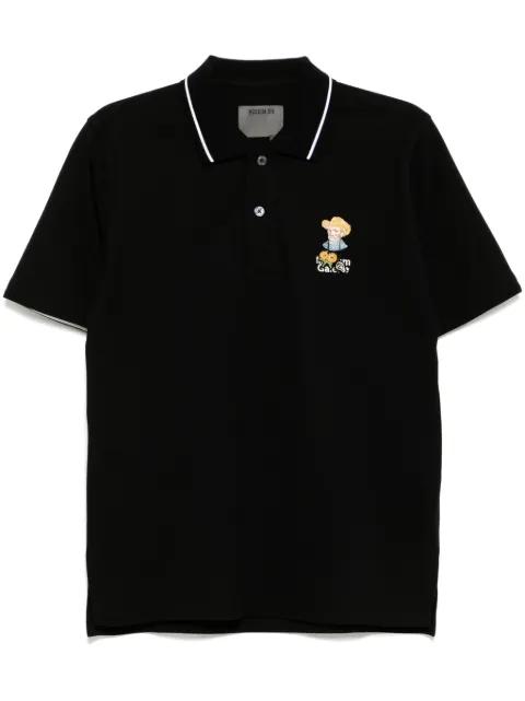 embroidered polo shirt by MUSIUM DIV.