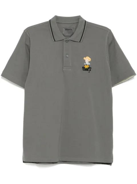 embroidered polo shirt by MUSIUM DIV.