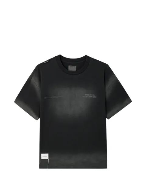 faded-effect logo-print T-shirt by MUSIUM DIV.