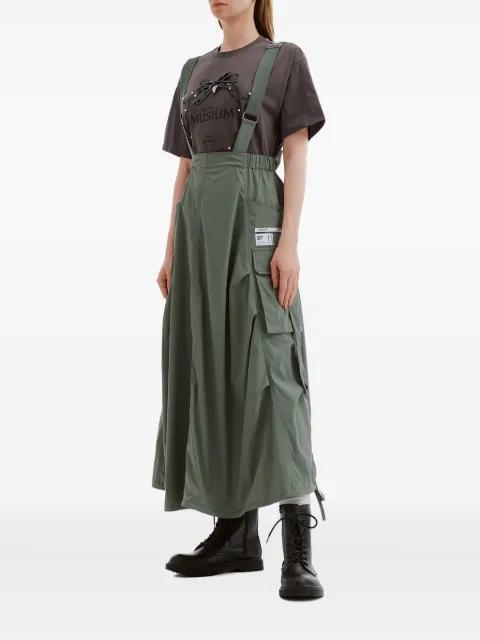 flap-pocket jumpsuit by MUSIUM DIV.