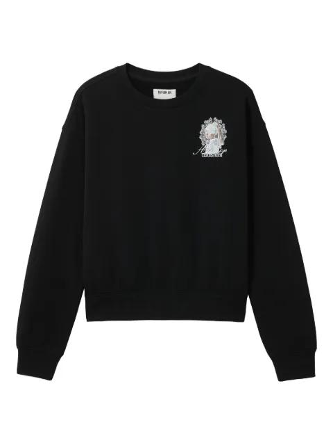 girl-print sweatshirt by MUSIUM DIV.