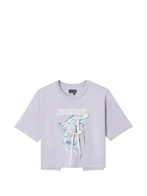 graphic-print T-shirt by MUSIUM DIV.