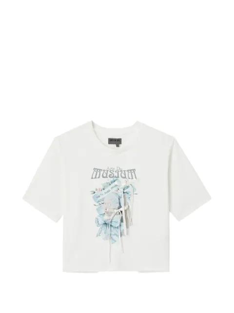graphic-print T-shirt by MUSIUM DIV.