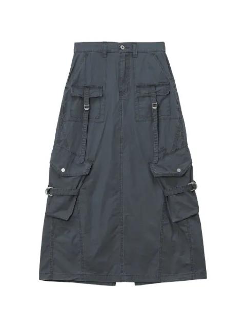 grey cargo skirt by MUSIUM DIV.