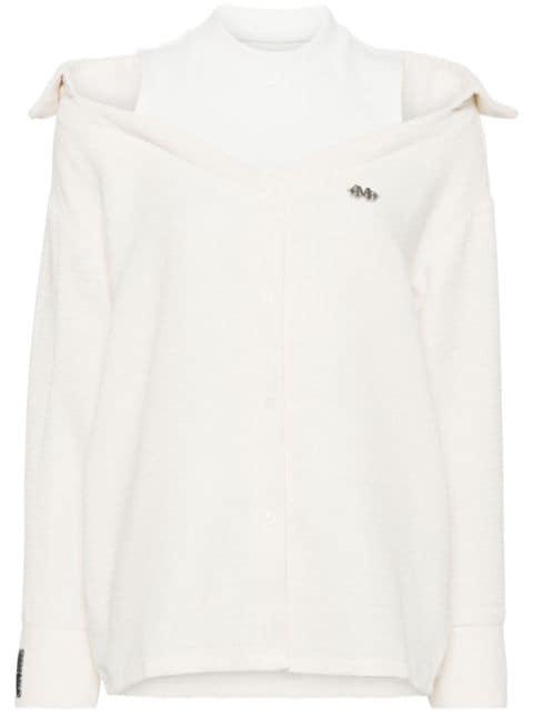 layered tank top shirt by MUSIUM DIV.