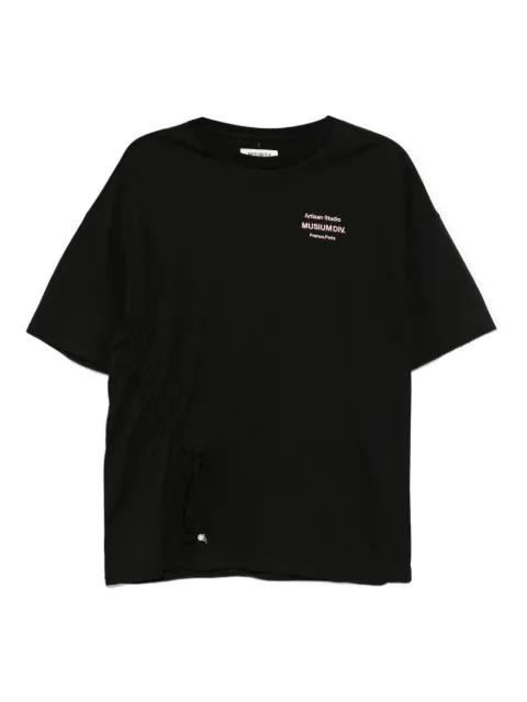 logo-embroidered T-shirt by MUSIUM DIV.