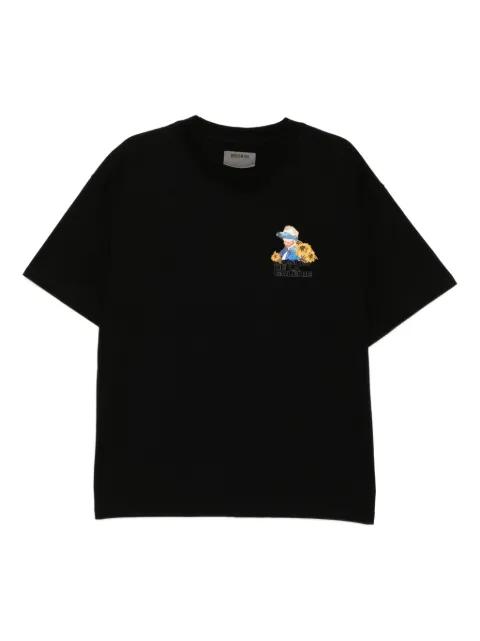 logo-embroidered T-shirt by MUSIUM DIV.